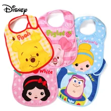 Disney baby слюнявчик полотенце для новорожденных хлопковое Марлевое полотенце мультяшный нагрудник