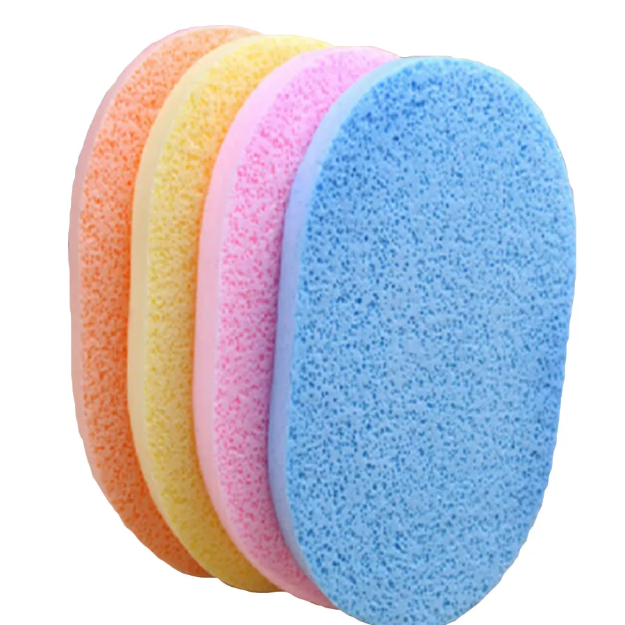 

50Pcs extra fine smooth nano micropore face cleaning sponge puff washing sponge Facial Cleansing Pad foam produce