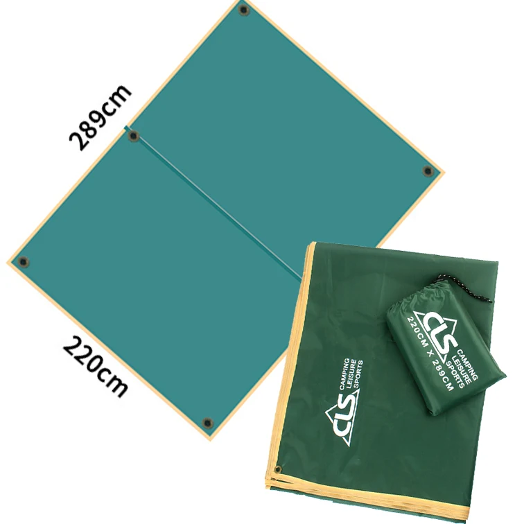 289x220 سنتيمتر أكسفورد قماش القنب للماء في الهواء الطلق نزهة الشاطئ التخييم حصيرة التخييم القماش المشمع خليج تلعب حصيرة بطانية الجيش الأخضر