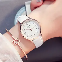 KEZZI Новый Для женщин часы Роскошные модные Наручные часы дамы Подарочный Quartz Одежда высшего качества Relogio Feminino простые кожаные женские часы