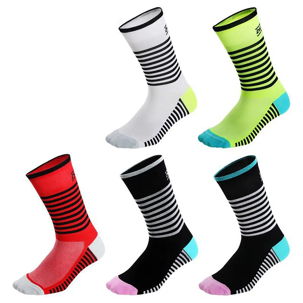 1 Pair Professional Cycling Socks Breathable Fashion Running Socks Gym