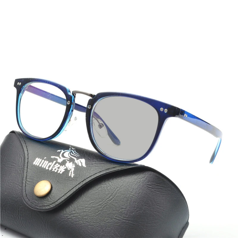 MINCL/New Transition Sunglasses Photochromic Reading Glasses Men Women