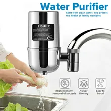 Кран фильтр для воды для кухни монтаж крана очиститель дома хромированная раковина крепление фильтрация, кран очиститель