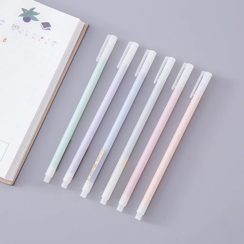 

0.5mm 1PC Gel Pens Colored Ink Cat Pen fresh Kawaii Ballpoint School Canetas Boligrafos Gift Stationery Office Supply TW560