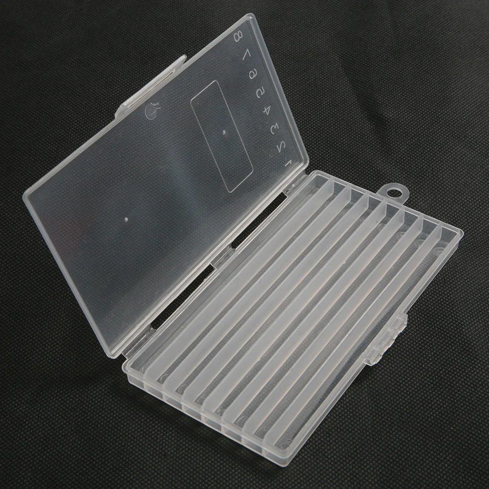 

1 Case 8 Grid Semitransparent Storage Box for Sewing Blade Storage Tools Case
