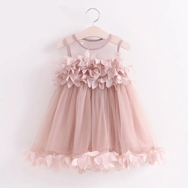 

Summer Girl Dress petal screen kid sleeveless kid kid cool summer dress a hair substitute girls christmas dress