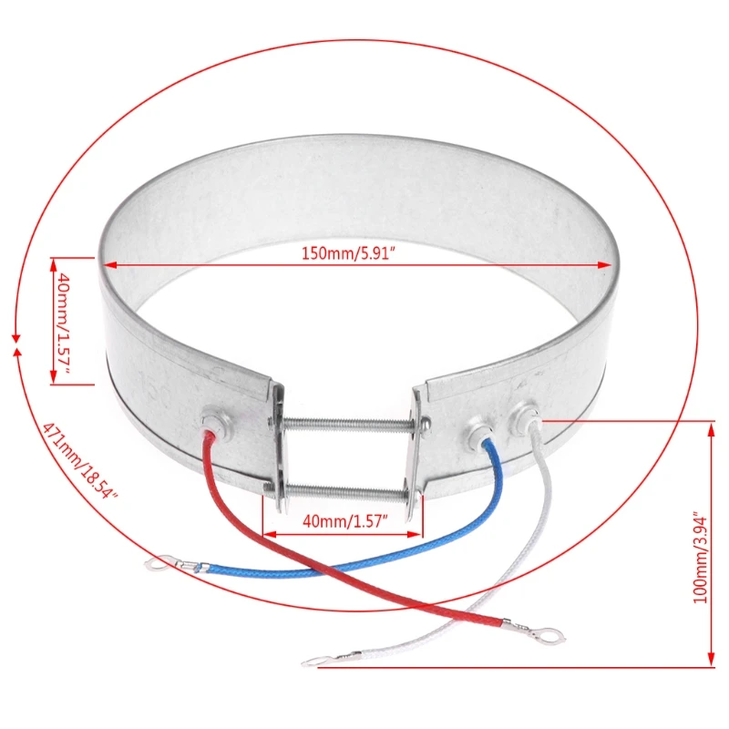 150 мм тонкий нагревательный элемент 220 в 750 Вт для бытовых электроприборов