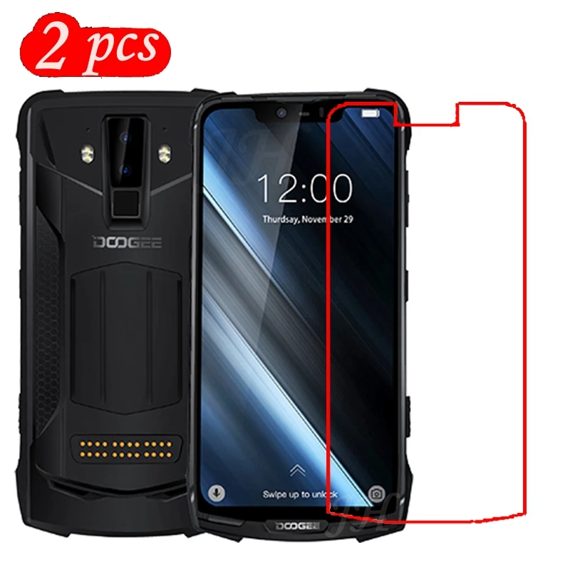 

2pcs Tempered Glass For Doogee s90 Protective Film 9H Explosion-proof LCD Screen Protector For Doogee s90