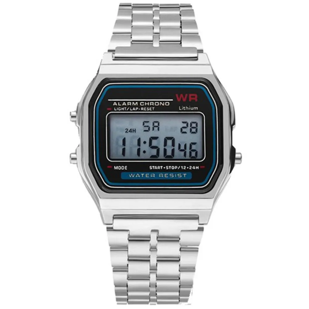 Мужские спортивные часы, военный кварцевый светодиодный цифровой водонепроницаемый кварцевые наручные часы, золотые наручные часы для женщин и мужчин, браслет H2