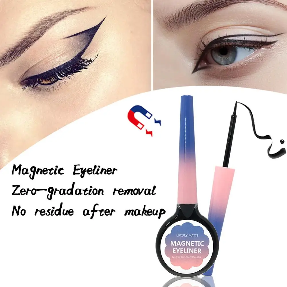 

Magnetic Liquid Eyeliner For Magnetic False Lashes Black Long-lasting Waterproof Eye Liner Lashliner Pen Pencil Makeup Cosmetic