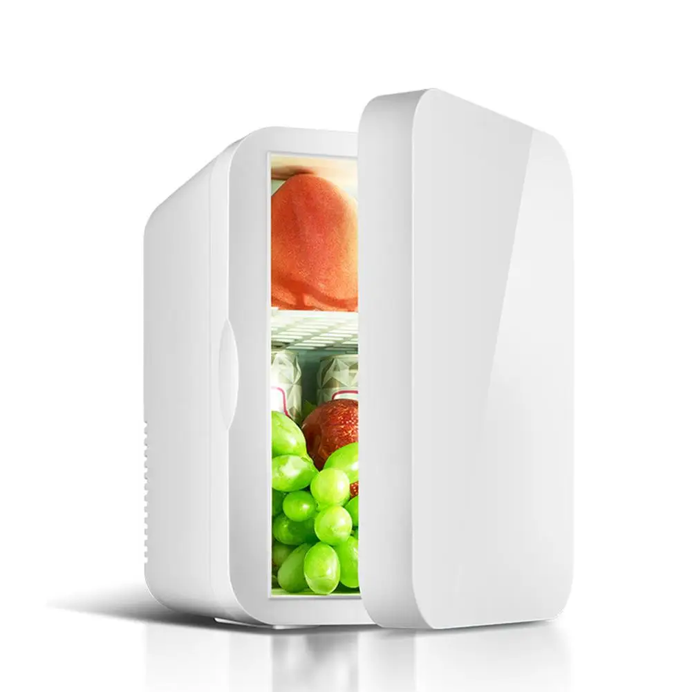 12 В Кемпинг дома мини размер автомобиля маленький холодильник мини холодильник охладитель и подогреватель 6л холодильник Термоэлектрический охладитель - Название цвета: A