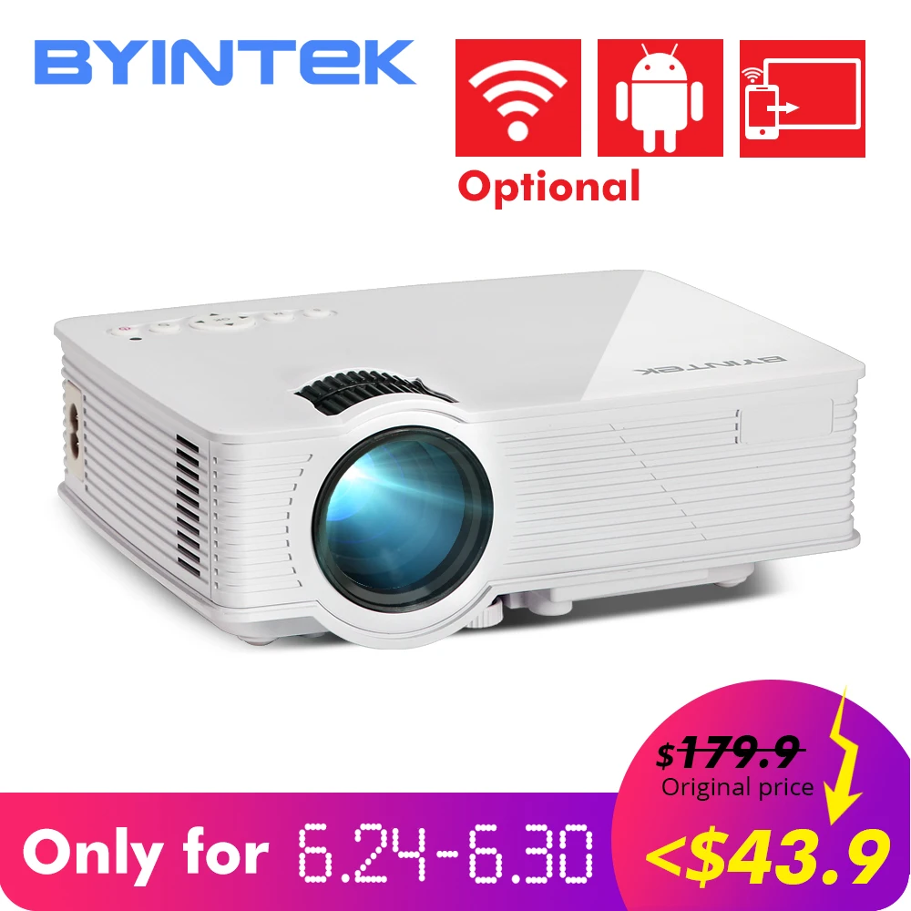 BYINTEK SKY BT140 Mini Micro LED Cinema Portable Video HD USB HDMI Projector for Home Theater (Optional Plus/Android Version) BYINTEK SKY BT140 Mini Micro LED Cinema Portable Video HD USB HDMI Projector for Home Theater (Optional Plus/Android Version)