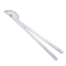 250mm Stainless Steel Adjustable Double Angle Angle Protractor With Round Head Rotary Protractor Angle Measuring Tool 250mm Stainless Steel Adjustable Double Angle Angle Protractor With Round Head Rotary Protractor Angle Measuring Tool