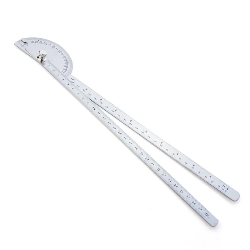 

250mm arms protractor semicircular ruler goniometer 180 degree rotation angle ruler multifunctional protractor