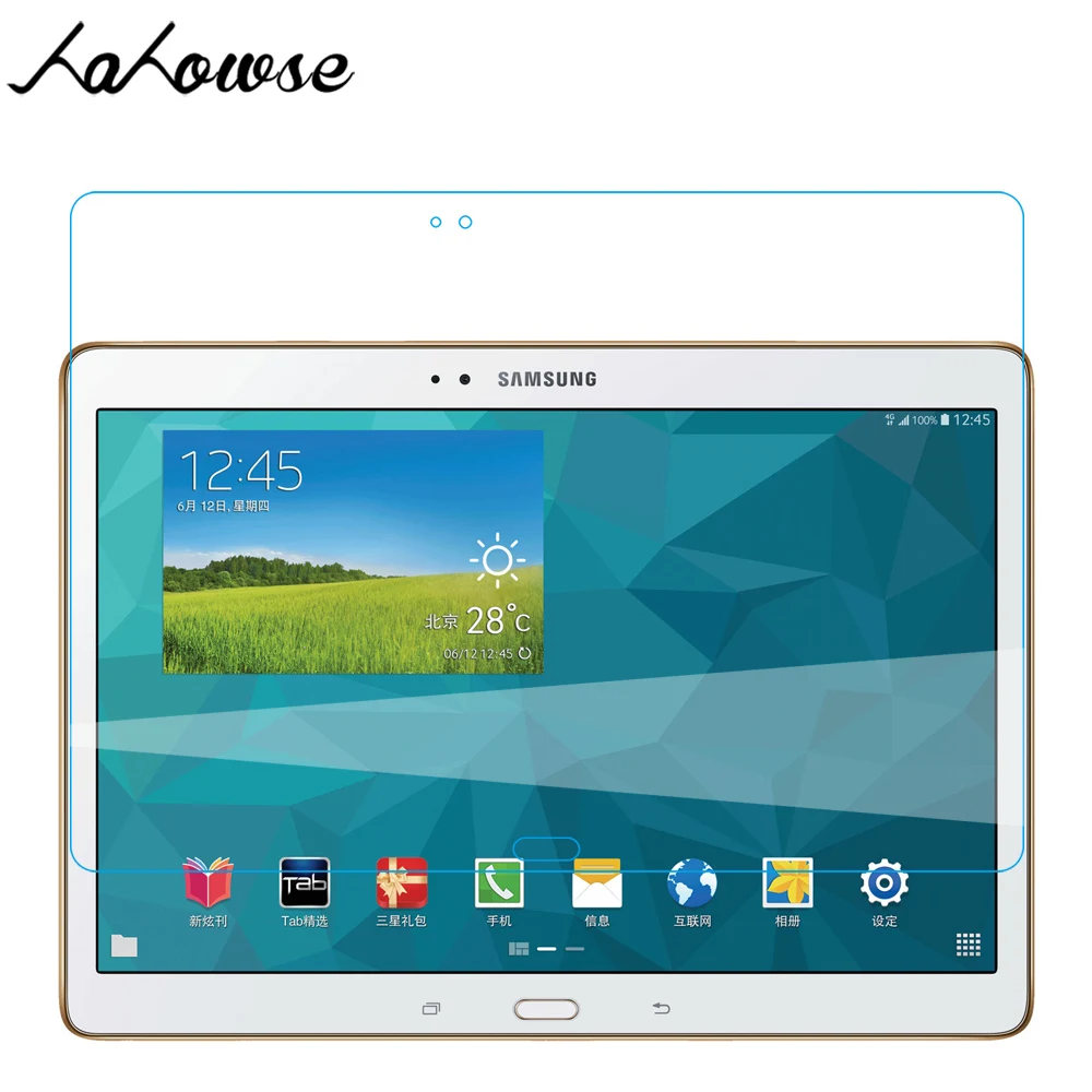 Hahowse 0.3 мм закаленное Стекло для Samsung Galaxy Tab S 10.5 LTE T800 t805c Планшеты Экран протектор