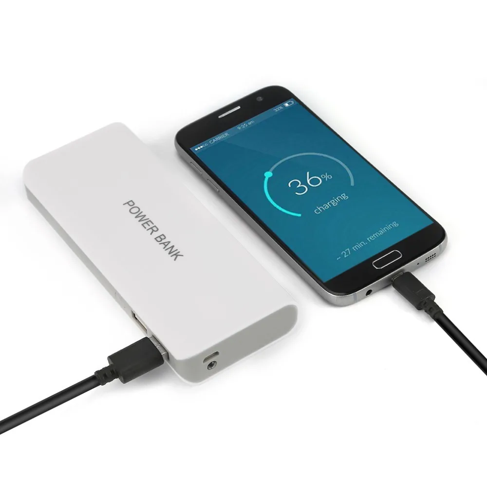 

5*18650 Battery Power Bank Case 15000mAh Replacement Battery Dual USB External Backup Batteries Charger Powerbank Cases
