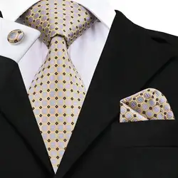 Для мужчин S галстук галстуки в горошек 100% жаккард качество Галстуки повседневные Стиль классический галстук для Для мужчин партии c-590