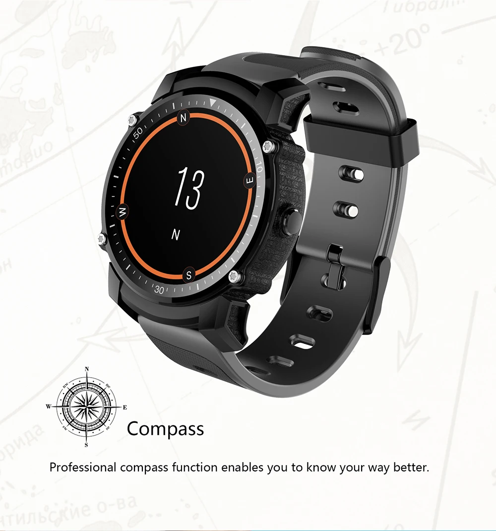 WQ FS08 gps Смарт-часы Android часы фитнес-трекер для измерения сердечного ритма Smartwatch IP68 водонепроницаемый gps трекер активности Smartwatch