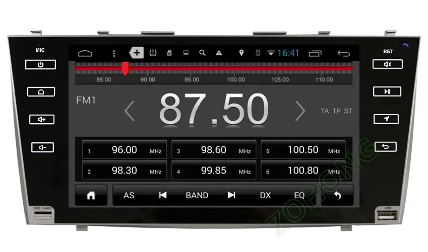 Perfect 2din 9inch PIP octa core Android8.1 Car DVD player for Toyota CAMRY V40 AURION 2007-2011 autoradio CAR GPS Navigation carplay BT 26