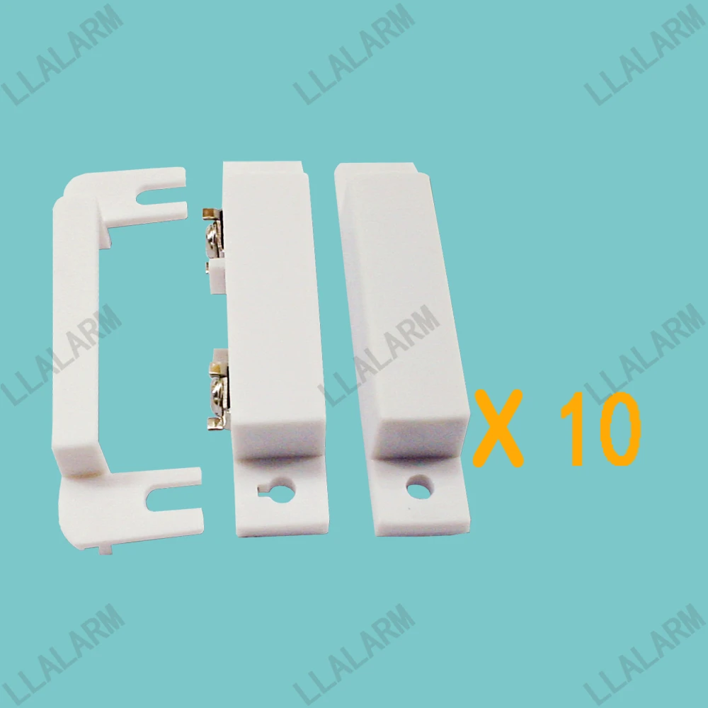 

10 pair/lots Wired Door Window Sensor Magnetic Switch Home Alarm System Detector door open remider
