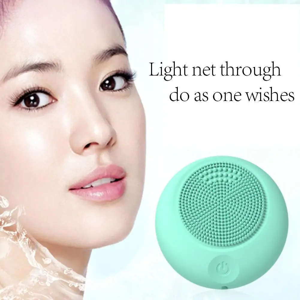 

Universal Electric Facial Cleansing Face Washing Brush Vibration Skin Blackhead Remover Pore Cleaner Massage USB Rechargeable
