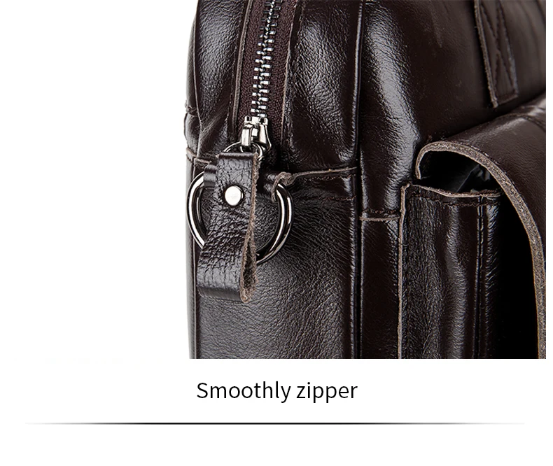 Мужской портфель, винтажная брендовая сумка для ноутбука, Высококачественная кожаная большая деловая сумка-мессенджер, мужская