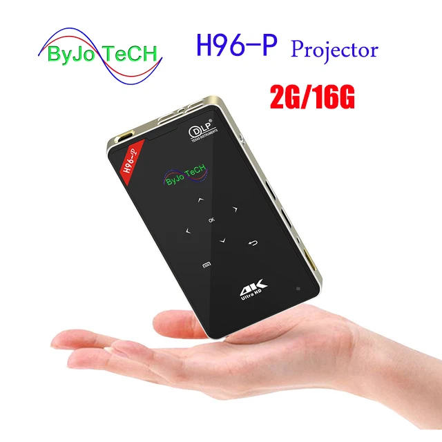 ByJoTeCH H96-P Projector 2G 16G S905 Mini Portable pocket Projector DLP Projector Android proyector Home theater system H96P ByJoTeCH H96-P Projector 2G 16G S905 Mini Portable pocket Projector DLP Projector Android proyector Home theater system H96P