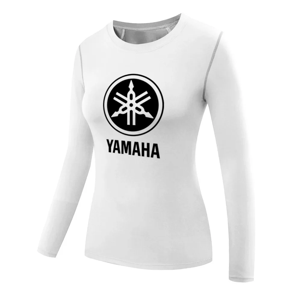 Рубашки yamaha для женщин, компрессионная футболка с короткими рукавами, футболка для девочек, базовый слой, быстросохнущие топы, camiseta yamaha, футболка