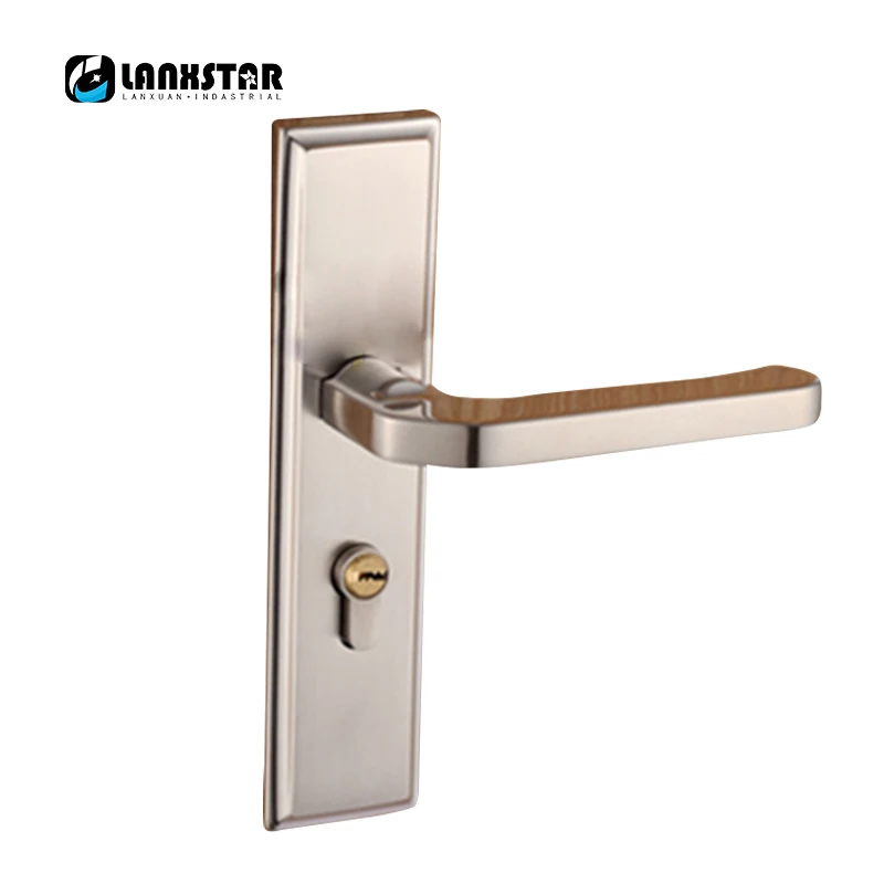 Us 49 89 7 Off Fine Stainless Steel Locks Interior Room Doors Bedroom Modern Minimalist Wooden Door Handle Lock In Door Handles From Home