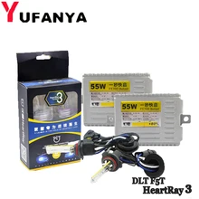 55Вт HID Xenon комплект балласт для DLT F5T с hearray HID ксеноновая лампа H1 H3 H7 H11 9005 9006 9012 D серии модернизированная фара