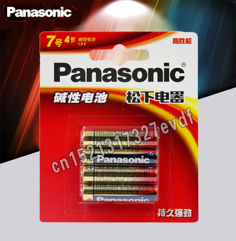 Батарея Panasonic AAA 4 шт./лот щелочные батареи aaa 1 5 В сухая батарея для пульта