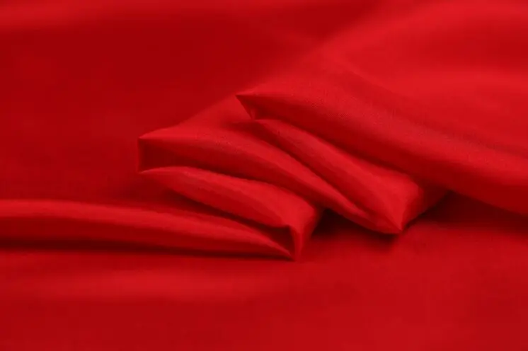 

Howmay pure silk fabric habotai 8m/m 114cm 45" red color 20# habutai fabric for decor clothes lining fabric
