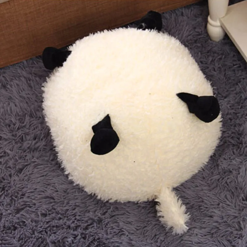 1-Piece-6New-Lovely-Stuffed-Soft-Plush-Toys-Cushion-Sheep-Character-White-Gray-Kids-Baby-Toy