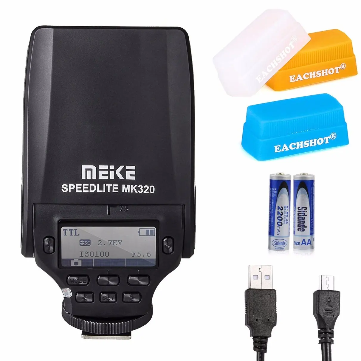 

MEIKE MK-320 TTL Speedlite for FujiFilm Hot Shoe Camera X-T1 X-M1 X100s X-a1 X-e2 X100t as EF-20