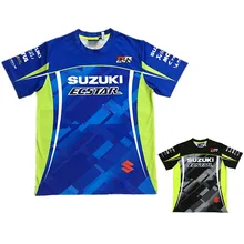 Мото rcycle Racing moto rbike moto cross camiseta suzuki moto GP футболка для верховой езды мужская с коротким рукавом дышащая быстросохнущая вождение