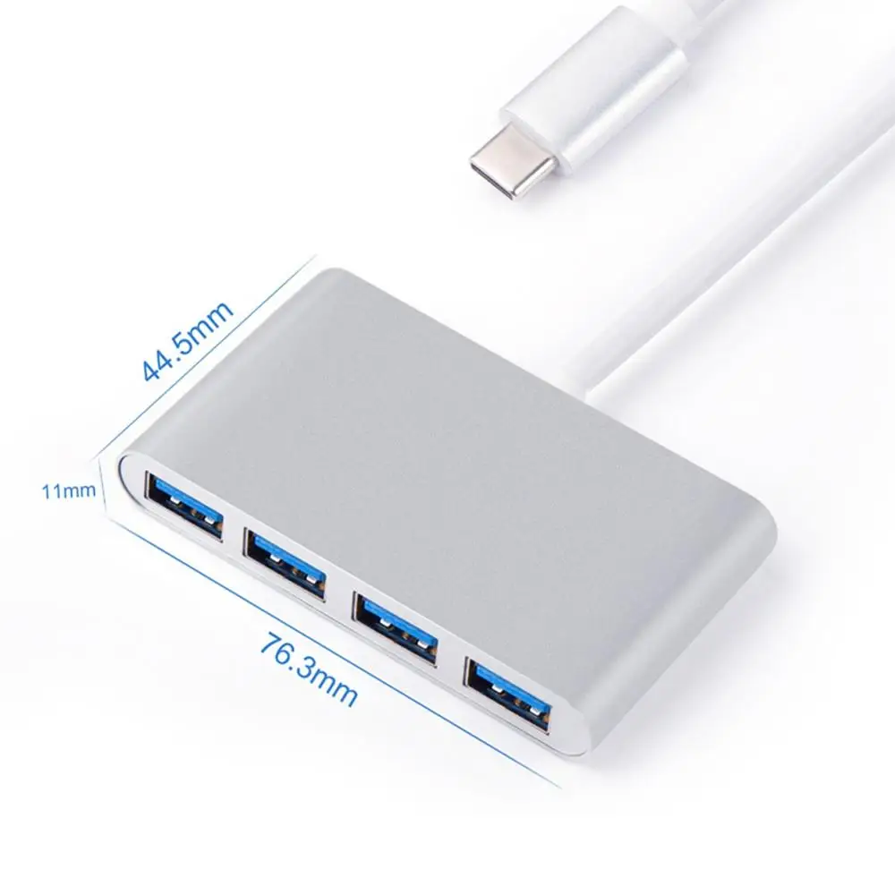 Горячая продажа USB C концентратор 4 порта OTG 3 0 EU/AU/US/UK DC 5V адаптер питания Тип