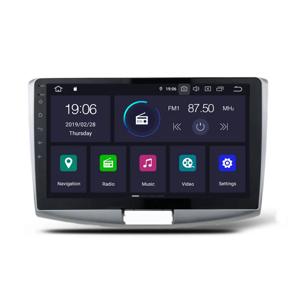 COIKA 10 1 &quotAndroid 9 0 система четырехъядерный автомобильный dvd плеер для Volkswagen Passat B6 B7 CC