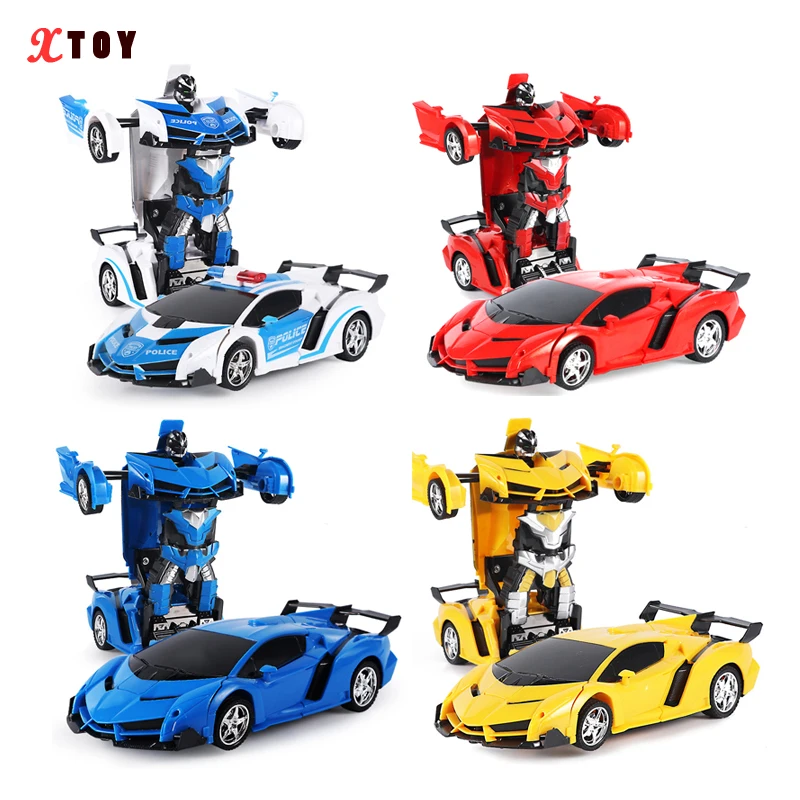 

2 in 1 RC Drift Car Transformer Robots Sports Vehicle Model Robots Toys Cool Deformation Car Kids Toy Christmas Gift for Boys