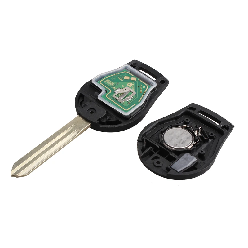 BHKEY 315 МГц ID46 чип транспондер для NISSAN 2+ 1 кнопки дистанционного ключа автомобиля для NISSAN Qashqai солнечное сильфи Tiida X-Trail CWTWB1U751
