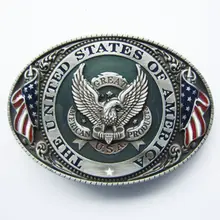 custom belt buckle big discount Custom American Flag Eagle Belt Buckle wholesale Metal Fashion paint colour Belt Buckle