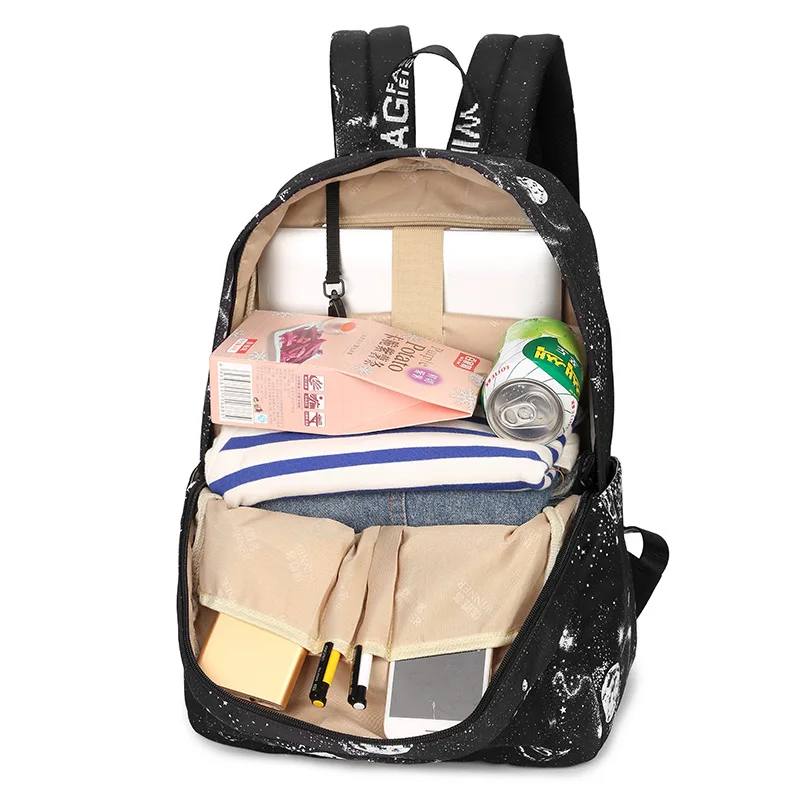 Ganador de las mujeres de la moda mochila elegante Galaxy Star universo espacio impresión mochila niñas Negro Mochila bolsas de la escuela Mochilas saco Ganador de las mujeres de la moda mochila elegante Galaxy Star universo espacio impresión mochila niñas Negro Mochila bolsas de la escuela Mochilas saco