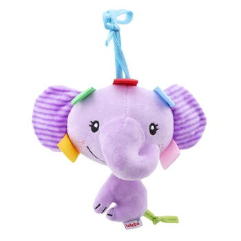 

Kids Developmental Toy Gifts New Baby Infant Plush Toys Cute Soft Handbells Baby Appease the Toys Music Rattles Bed Hanging Toys