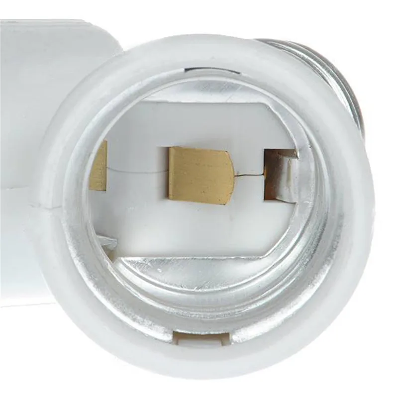Двойной E27 держатель лампы двойной цоколь Расширенный разветвитель разъем галогенный светильник медный контактный адаптер конвертер