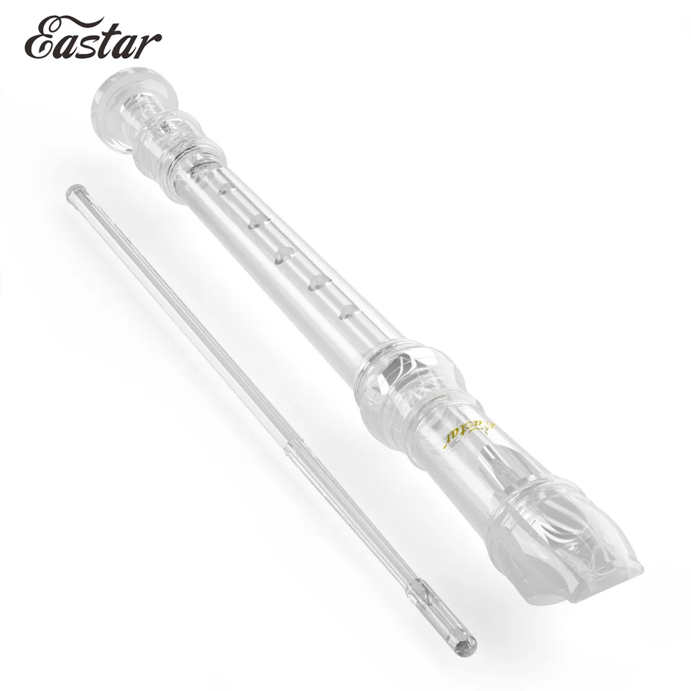 

Eastar ERS-1GT GPPS 3 Piece C German style Soprano Recorder,Transparent