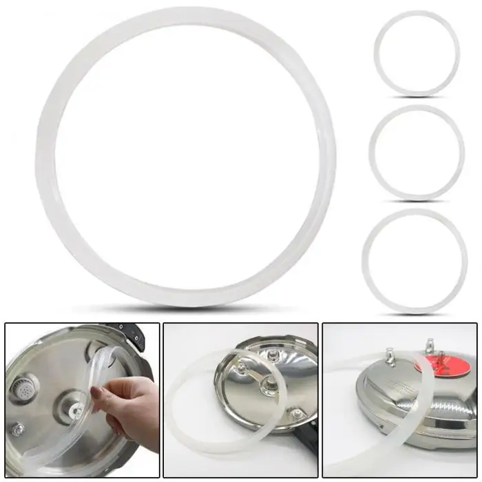 Силиконовое уплотнительное кольцо Запасная прокладка термостойкая для кухонного давления кухонные инструменты JS22