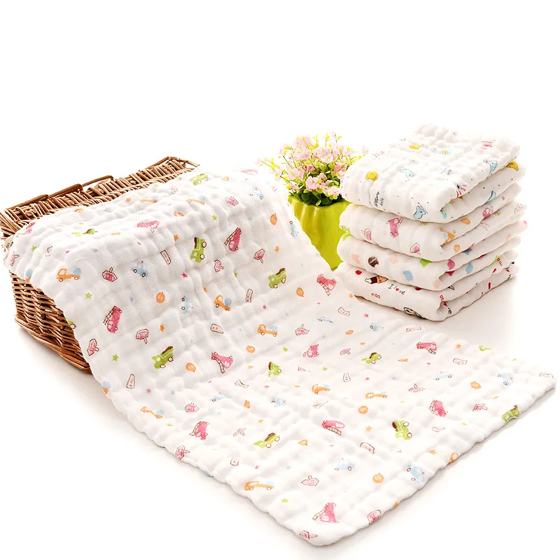 25*45cm gauze cotton baby handkerchief square towel muslin cotton infant face towel wipe cloth Appease Towel