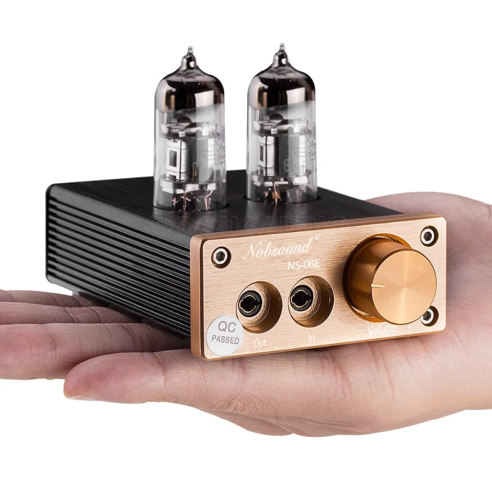 Tubo de Vácuo Pre-amplificadores de Áudio Fone de Ouvido Estéreo de Alta Nobsound Mini Alta-corrente Fidelidade Amp 6j3 - Image 3