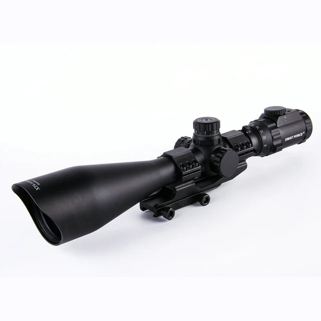 Cheap Riflescope Hunting SWAT FORCE 4-16x56 Red Green Illuminated Reticle Mount For Optics Tactical Telescopic Sight hot sell