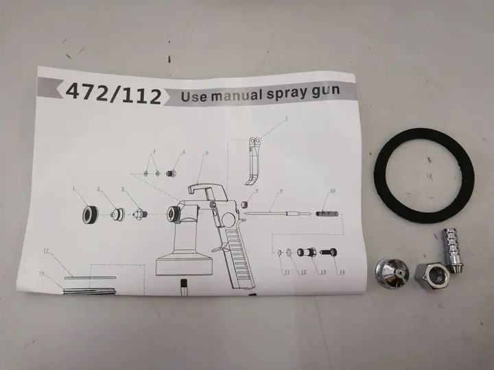 Распылитель низкого давления 472A Воздушный Распылитель для краски пистолет