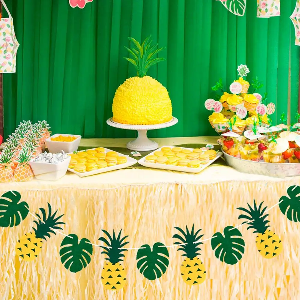Huiran Hawaii Party Set Jungle Decoration для вечеринки в стиле сафари Child Birthday Safari Tropical Show|Украшения